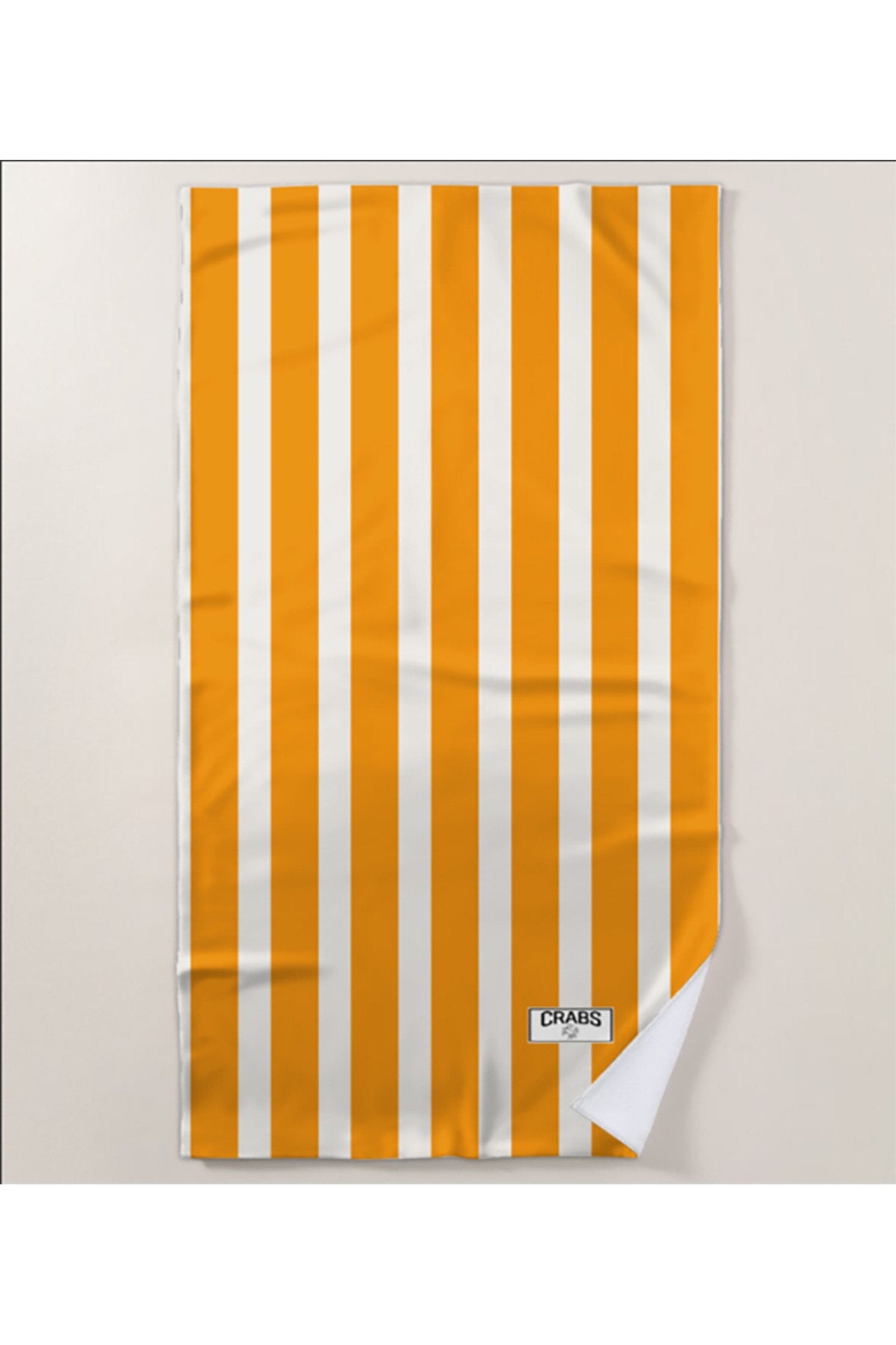 Crabs Dijital Basklı Özel Çantalı Plaj Havlusu 95x175 cm CRBS0003